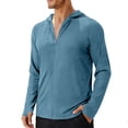 thumbnail image 2 of FNFYFH Men's UPF 50+ Sun Protection Shirts Lightweight Full Zip Hoodie Jacket Long Sleeve Rash Guard Quick Dry Fishing Hiking Performance Shirt, 2 of 9