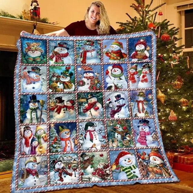 Manta de franela de Navidad para decoración del hogar, manta suave de regalo, sofá, ropa de cama, sala de estar, ligera
