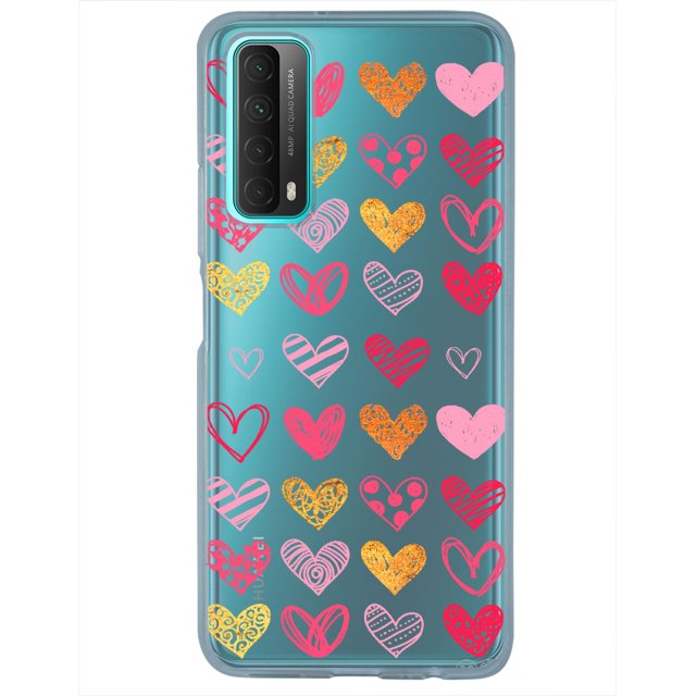Funda para Huawei Y7a InstaCase Corazones Handmade