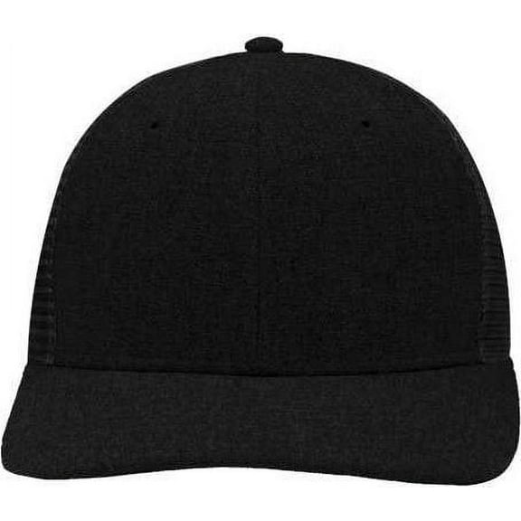 Sportsman SP1650 Modern Six-Panel Trucker Fit Cap - X Hatch Black Black