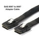thumbnail image 5 of SAS SFF 8087 a SFF 8087 Servidor Disco duro Cables de datos Adaptador Cable de transferencia Cable, 5 of 8