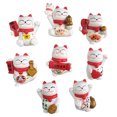 thumbnail image 1 of 8 Pcs Aimant de Réfrigérateur Créatif 3D Forme de Chat Porte-Bonheur Aimant de Réfrigérateur, 1 of 6