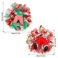 thumbnail image 6 of Jlong Christmas Elf Body Wreath Decorations Stuffed Legs Pose-able Mesh Christmas Thief Wreath for Christmas Tree Front Door Window Fireplace Outdoor, 6 of 7