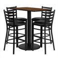 thumbnail image 1 of Bowery Hill 5 Piece Rectangular Table Set in Black and Walnut, 1 of 1