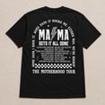 thumbnail image 3 of Mama Motherhood Graphic T-Shirt, Retro Tour Style Unisex Tee, 3 of 9