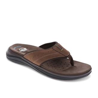 Rockport Mens Hayes Faux Leather Slip-On Flip-Flops  display picture 3