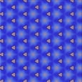 thumbnail image 1 of Ahgly Tapis d'Intérieur Lavable en Machine Carré Transitionnel Bleu Canari, 4 Pieds Carré, 1 of 7