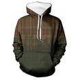 thumbnail image 4 of Men's Print Plush Warm Coat Fleece Sweater Casual Coat Pocket Sweater Autumn Winter Coat XL, 4 of 5