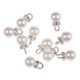 thumbnail image 2 of 10 piezas de colgantes de perlas de imitación de cristal Zulema Encantos del Rhinestone de la perla 8-14mm 8 mm, 2 of 8