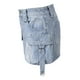 thumbnail image 4 of Falda cargo vaquera desgastada slim fit para mujer - Elegante falda vaquera ajustada de cintura alta - S-XL, 4 of 6