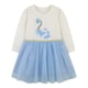 thumbnail image 1 of Vestidos de princesa unicornio para niños, trajes de bebé de manga larga otoño primavera, ropa de cumpleaños para niños pequeños, arcoíris zhangmengya unisex, 1 of 2