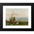 thumbnail image 2 of Ferdinand von Wright 14x12 Black Modern Framed Museum Art Print Titled - In the Garden of Haminalahti (1856 - 1857), 2 of 5