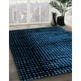 thumbnail image 2 of Ahgly Company Indoor Square Abstract Blue Eyes Blue Abstract Area Rugs, 4' Square, 2 of 6