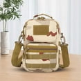 thumbnail image 4 of NOKIO Military-Style Canvas Backpack Outdoor Activities Single Shoulder Crossbody Bag Outdoor Mountaineering Small Bag Portable Leisure Fashion Bag Ultra-Lightweight Daypack, 4 of 4