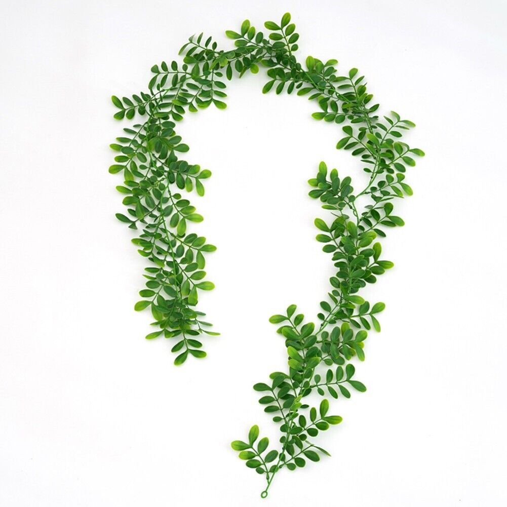 Artificial Plastic Ivy Vine Leaf Hanging Garland Greenery Plant Fake