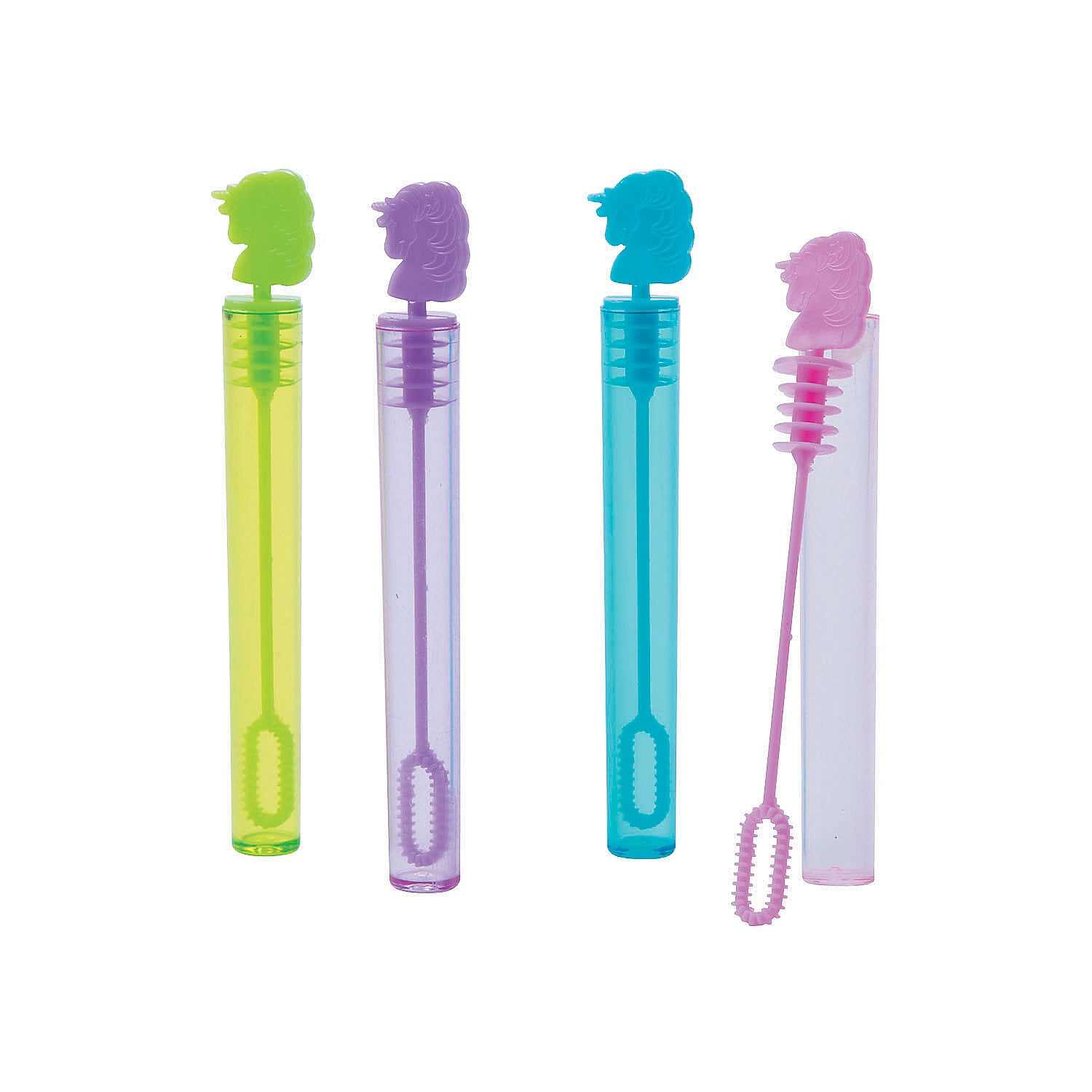 Unicorn Bubble Tubes (2Dz) - Toys - 24 Pieces
