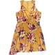 thumbnail image 1 of bar III Vestido asimétrico ajustado y acampanado para mujer, Amarillo, 8, 1 of 2