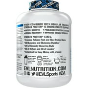 Evlution Nutrition Stacked Protein Protein Powder with 25 Grams of Protein, 6 Grams of BCAAs and 5 Grams of Glutamine (Double Rich Chocolate, 5 LB)