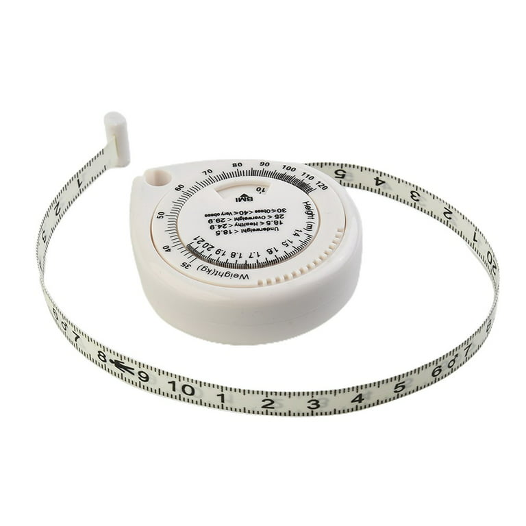 BMI Body Mass Index Retractable Tape 150cm Calculator Diet Tape
