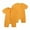 Yellow, variant on Herrnalise Baby Boys Girls Footless Pajamas 2 Way Zipper Short Sleeve Romper with Viscose Made From Bamboo Fiber