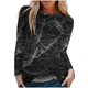 thumbnail image 1 of Camiseta de moda Sexy informal de Halloween para mujer, camiseta estampada de manga larga con cuello redondo y fruncido, blusa, Tops Pompotops FGAJ8115, 1 of 5