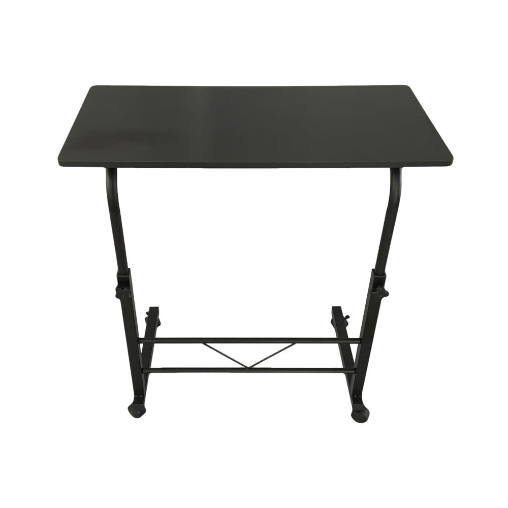 Side Table, Removable P2 15MM Chipboard & Steel Black