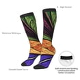 thumbnail image 6 of Fotbe Multicolored Beautiful Flower1 print Women's Men's Novelty Crew Socks Cotton Socks Knee High Socks for Walking,Running,Nurses,Pregnancy, 6 of 8