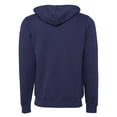 thumbnail image 2 of Canvas  Zip-up Polycotton Fleece Hooded Sweatshirt / Hoodie, 2 of 3