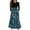 #A07-Navy, variant on Abcomgle Girls Maxi Dresses Casual Patchwork Ruffle Long Sleeve Maxi Dress Vintage Floral Print Crew Neck Sundresses Summer Tiered Dresses with Pockets,7-8 Years Navy