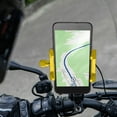 thumbnail image 6 of Kchsji Motorcycle Aluminum Alloy Phone Holder Navigation Mount, Fixed Sturdy Mobile Stand for Bike Motorbike Scooter, Lightweight Durable Adjustable Secure GPS Holder for Riders Outdoor Travel, 6 of 6
