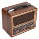 thumbnail image 5 of 110/220V ajustable FM/AM/SW Radio portátil de madera inalámbrico Bluetooth altavoz recargable enchufe de la UE, 5 of 5