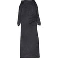 thumbnail image 1 of Ralph Lauren Womens Metallic Slit Dress, Blue, 10, 1 of 1