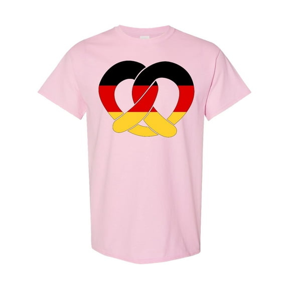 Inktastic German Flag in Pretzel Shape T-Shirt