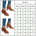 thumbnail image 3 of Women Autumn Winter Shoes Cutout Booties Chunky Block Heel Slip On Ankle Boots, 3 of 3