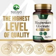 thumbnail image 4 of Magnesium Glycinate 2000mg Per Serving - Chelated Magnesium Supplement for High Absorption Supplement - Muscle & Heart Health Support - Easy on Stomach Non-GMO Vegan, USA Bottled - 240 Capsules, 4 of 9