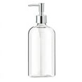 thumbnail image 2 of Soap Dispenser Clear Glass Soap Dispenser with Pump 16 Oz Refillable Liquid Hand Soap Di ma2719, 2 of 7