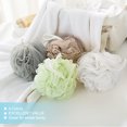 thumbnail image 2 of Chainplus 4 Pack Mesh Pouf Bath Sponge - Mesh Loofah Body Exfoliating Shower Ball Shower Sponge, 2 of 7