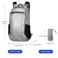 thumbnail image 2 of Foldable Backpack, 85g Lightweight, Waterproof, Durable, 20L Capacity, Multi Purpose, Soft and Breathable Shoulder Strap, 2 of 8