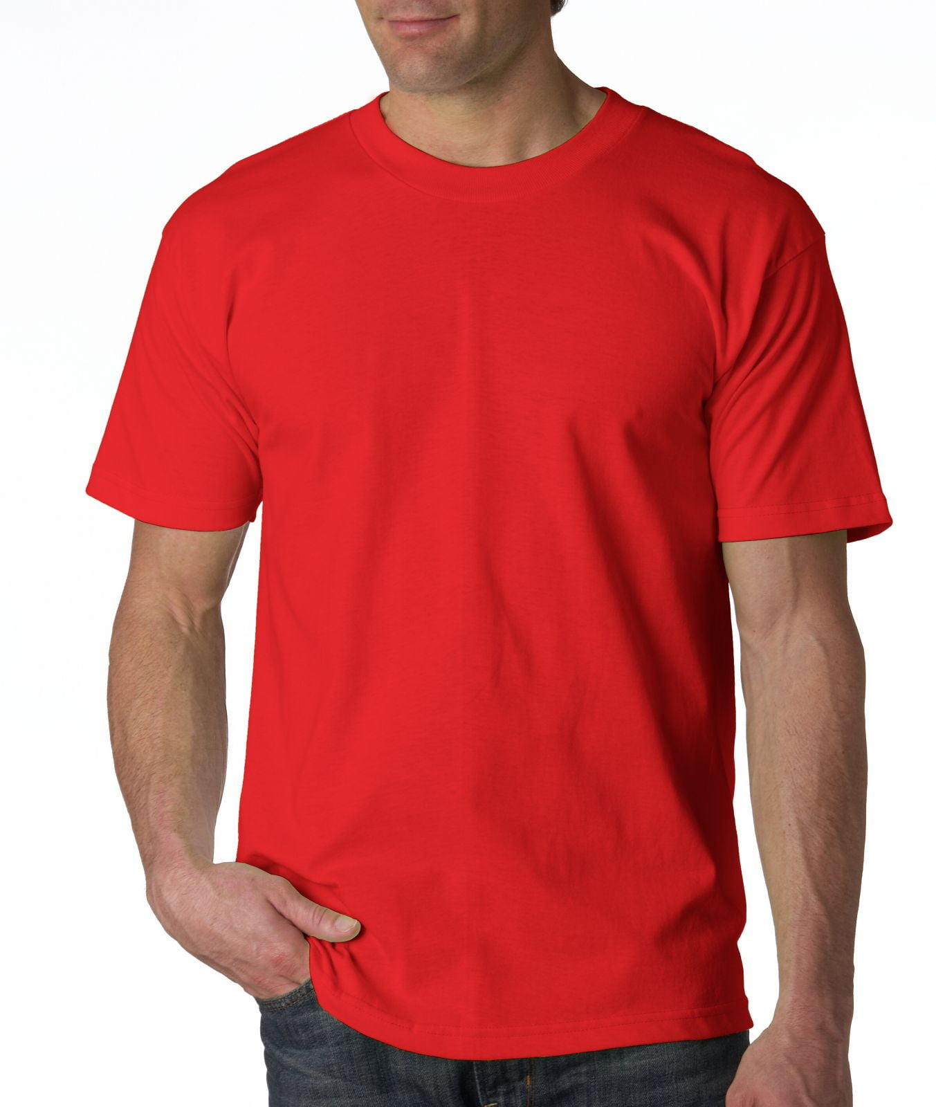 plain tshirt red