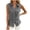 Gray, variant on Yievot Womens Button Down Sleeveless Shirt with Pockets Collared Casual Summer Office Workwear Tops