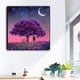 thumbnail image 3 of Pintura de diamantes para niña, cubo mágico DIY bajo el árbol de la luna, pintura de diamantes redonda con paisaje para sala de estar (sin marco), 3 of 5