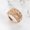 14K Rose Gold-Plated, variant on Statement Leaf Ring for Women 14K Gold Plated with White Cubic Zirconia for Everyday Size 9 Gift Box Included