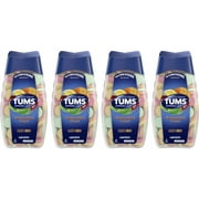 4 Pack Tums Antacid/Calcium Ultra Strength 1000 Assorted Fruit, 160 Tablets Each