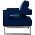 thumbnail image 6 of Meridian Furniture Noah Navy Velvet Accent Chair, 6 of 7