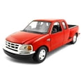thumbnail image 2 of 2001 Ford F-150 XLT Flareside Supercab Pickup Truck Red 1/24 Diecast Model Car by Motormax, 2 of 3