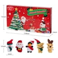 thumbnail image 2 of EastVita 24 Pcs Finger Puppets 24 Days Christmas Countdown Advent Calendar for Kids Christmas Party Favor Gifts, 2 of 7