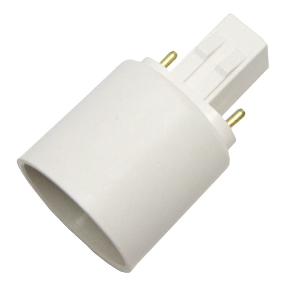 General 00985 - 2-Pin Base to Medium Screw Base Adapter (LH0985)