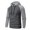 Dark Gray, variant on Long Sleeve Drawstring Casual Hooded