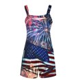 thumbnail image 5 of 4th of July Rompers Women Rompers for Women Jumpsuits for Women Casual Summer Rompers for Women 2025 Women's Independence Day Print Pocket Romper Shorts, 5 of 5