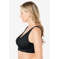 thumbnail image 3 of Comfort Choice Women's Plus Size Wireless Microfiber T-Shirt Bra, 3 of 6